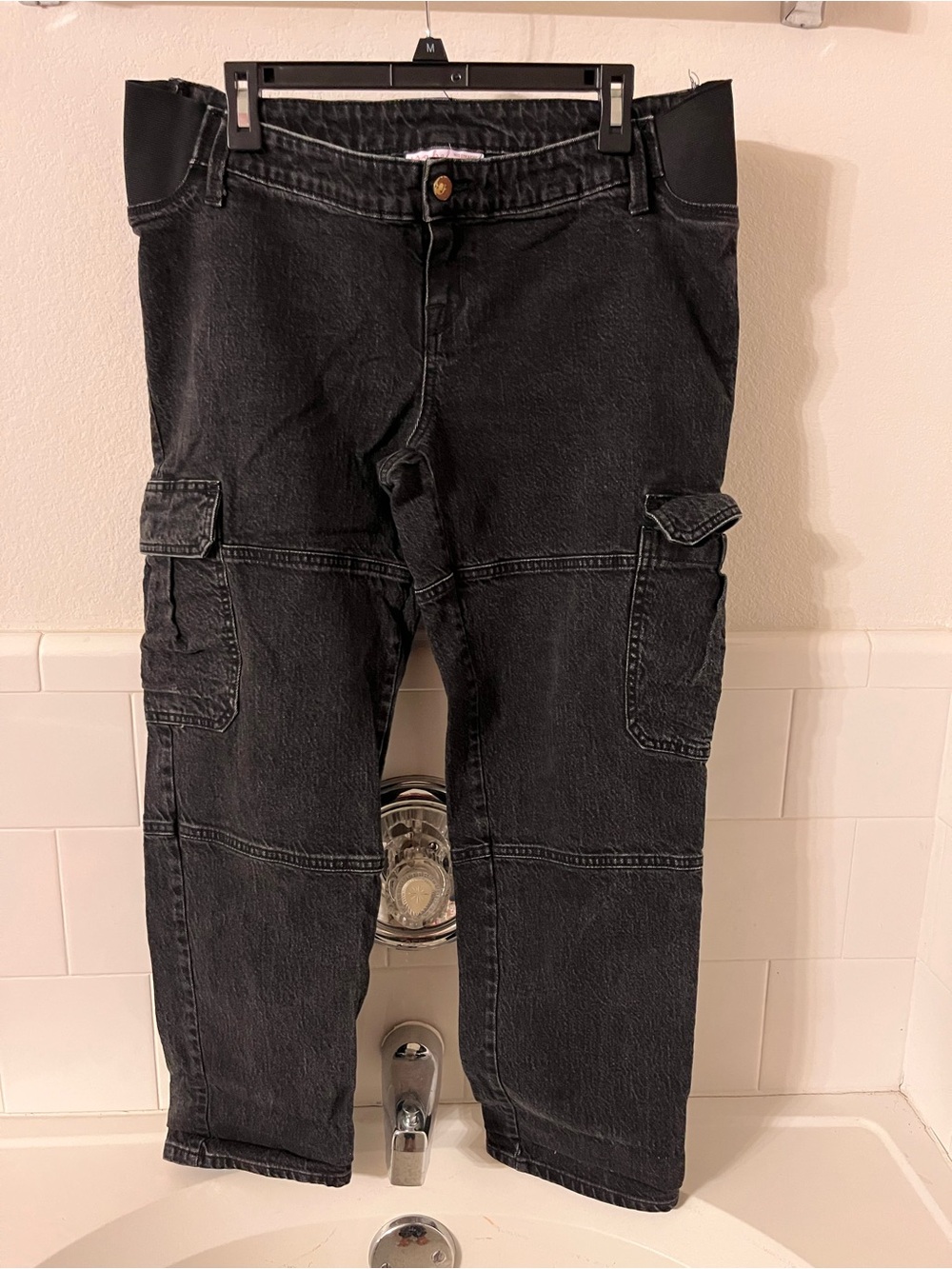 Black maternity jeans